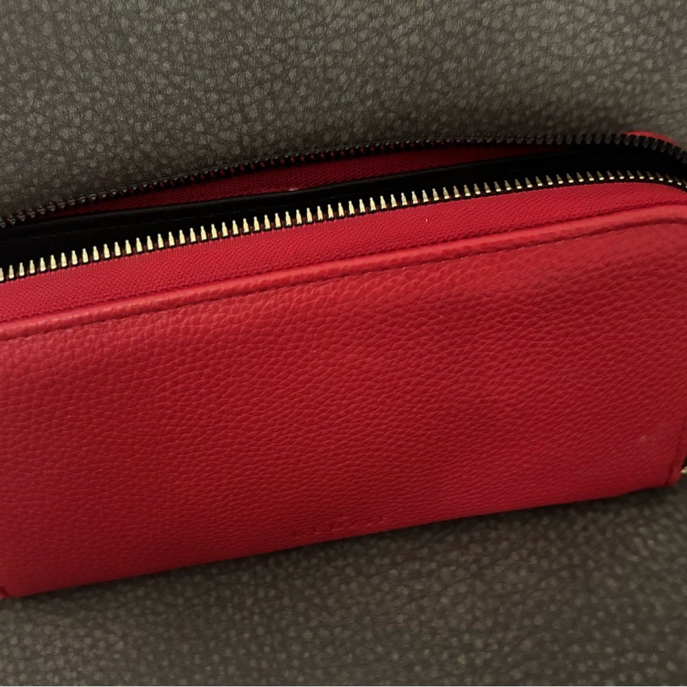 Red Leather Wallet